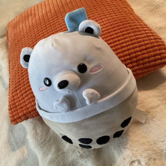 Cute Polar Bear Bobba Tea Plush - Picture 2 of 9